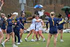 WLax vs UMass  Wheaton College Women’s Lacrosse vs UMass Dartmouth. - Photo By: KEITH NORDSTROM : Wheaton, Lacrosse, LAX